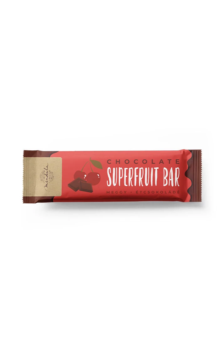 Meggyes-étcsokoládés superfruit bar